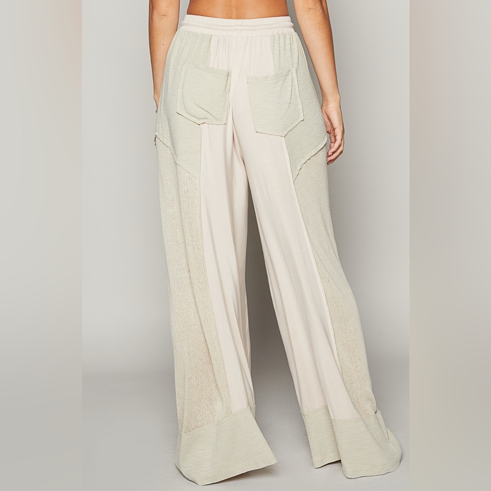 #002 POL Cream Tan Pants - Picture 2 of 5